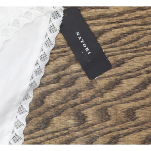 NWT Natori Womens Bliss Cotton Girl Briefs 156058 White XS - Picture 5 of 6